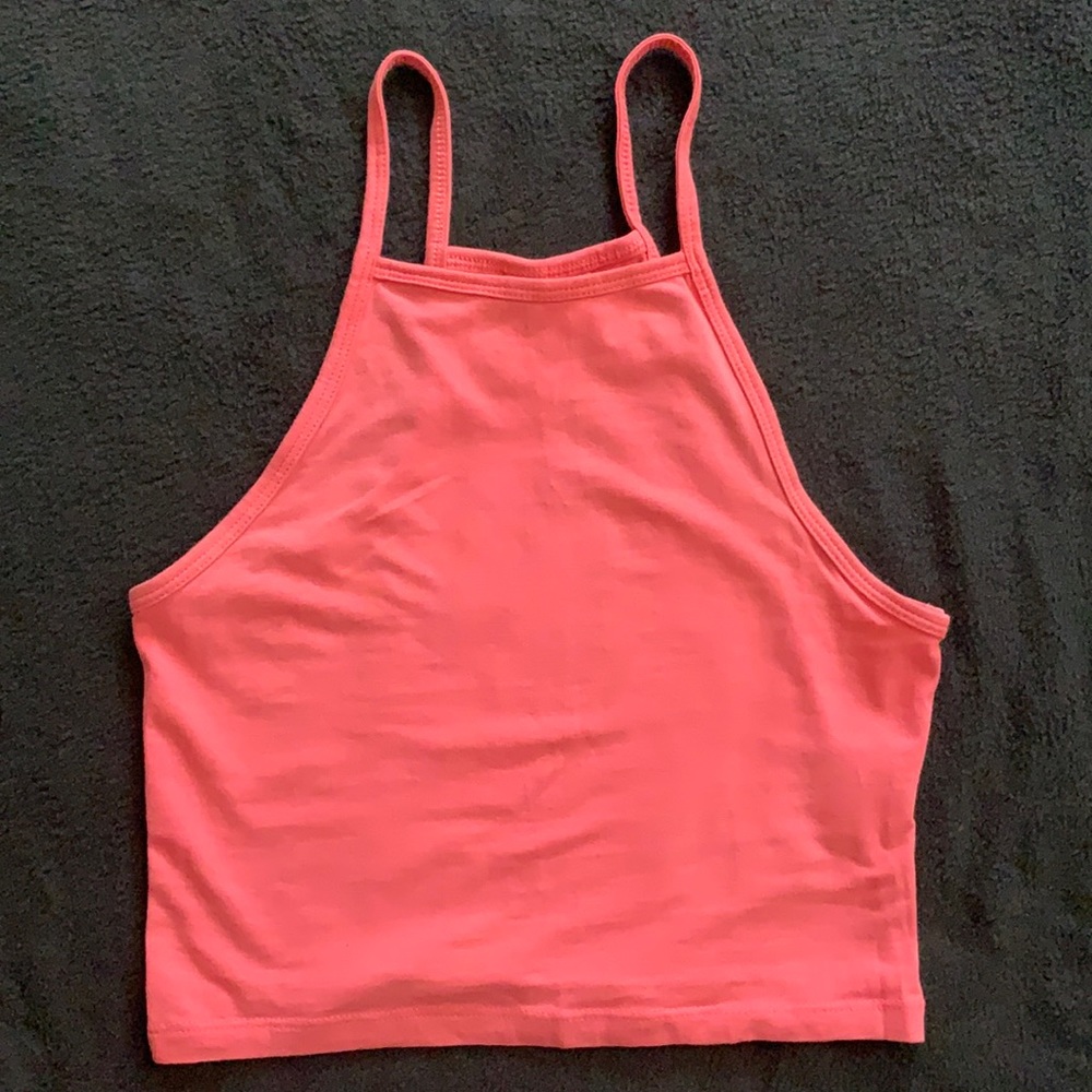 H&M pink crop top